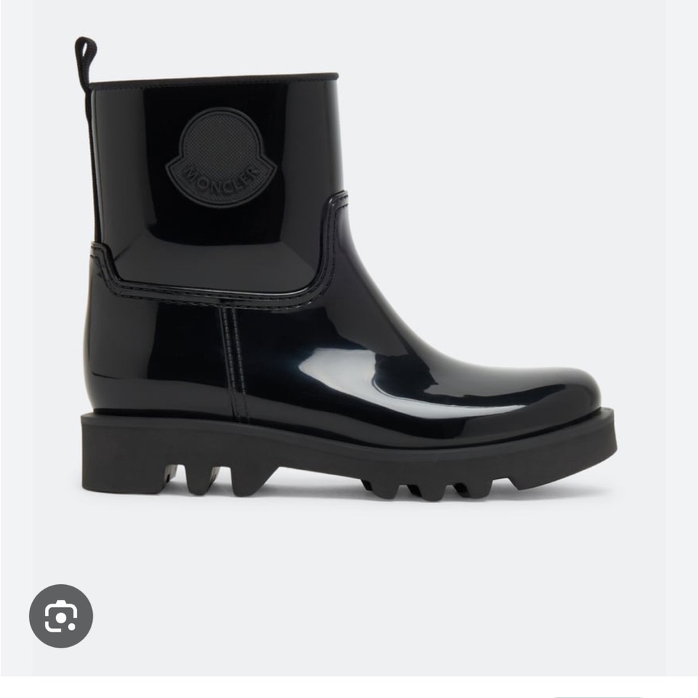 Moncler Shiny Black Ginette rain boots - Picture 4 of 8
